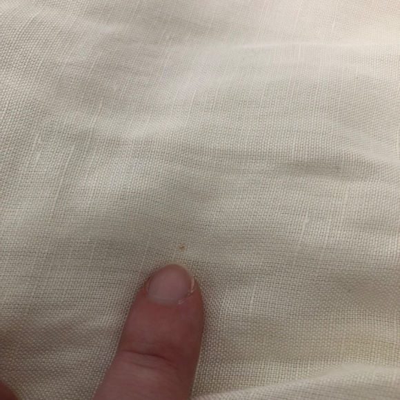 Maeve Anthropologie Linen Colorblock Open Back Midi Dress M - Picture 9 of 15